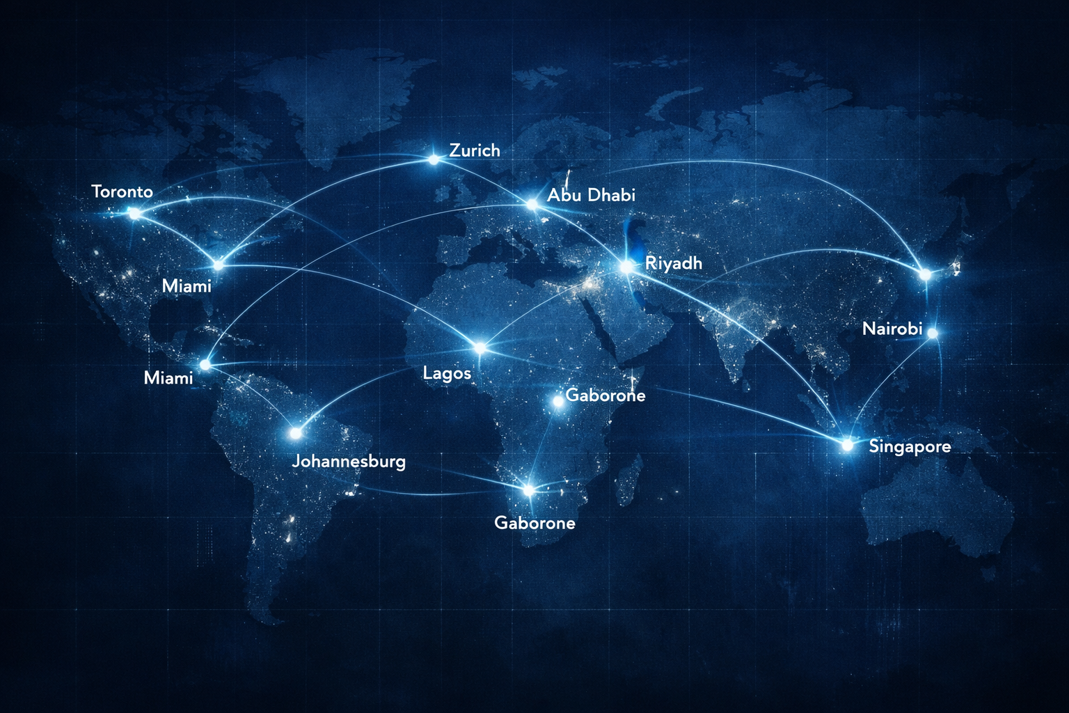 Abstract traceability network background